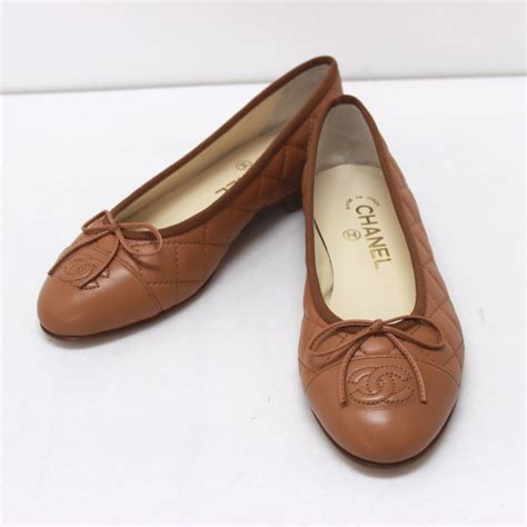 chanel ballerina shoes ebay|Chanel flats price euro.